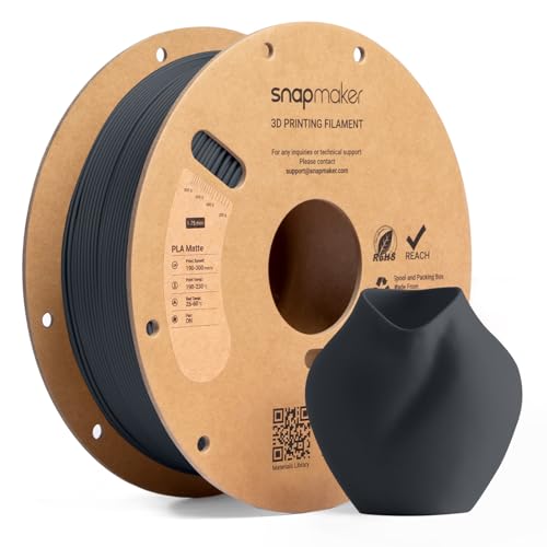 Image of Snapmaker Matte PLA Filament 1.75mm, RFID 3D Printer Filament for Snapmaker U1, Dimensional Accuracy + /- 0.02mm, 300mm /s High Speed Printing Clog-Free for Most FDM Printers,1kg(2.2lbs)