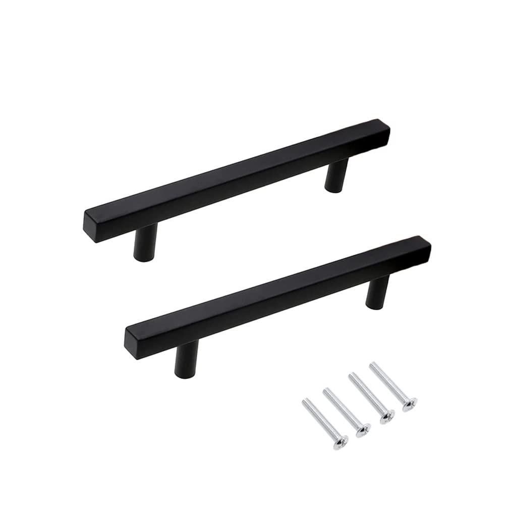 Maniglie Per Mobili Moderne In Acciaio Inox Nero - Distanza Tra Fori 160 Mm - Per Cucina, Armadi E Camere