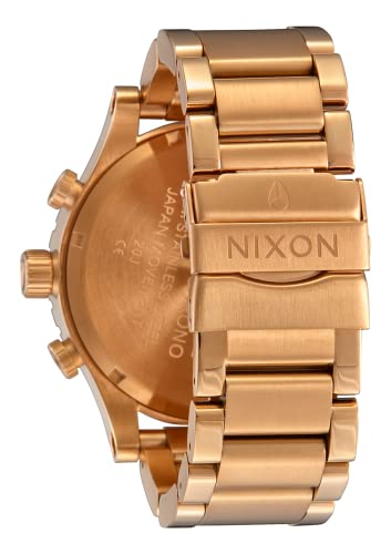 Nixon 51-30 Chrono A083 - All Gold/Gold/Black - 300M Water Resistant Men's Analog Fashion Watch (51Mm Watch Face, 25Mm Stainless Steel Band) #TOP2