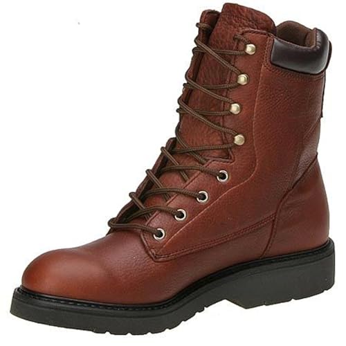 Men's 8" Brawny Leather Work, 10.5 3E US, Brown4