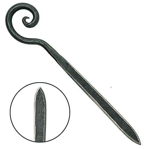 Wicks Forge Letter Opener Cast Iron Knife | Luxury, Rustic & Antique Style Desk Accessory For Cutting Open Paper Envelopes & Packages | Made In Usa | By Wicks Forge #TOP23