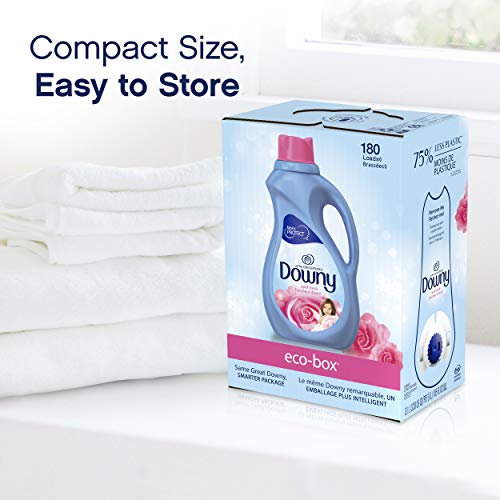 Downy Eco-Box Ultra Concentrated Laundry Fabric Softener Liquid, April Fresh, 180 Loads, 105 Fl Oz #TOP3
