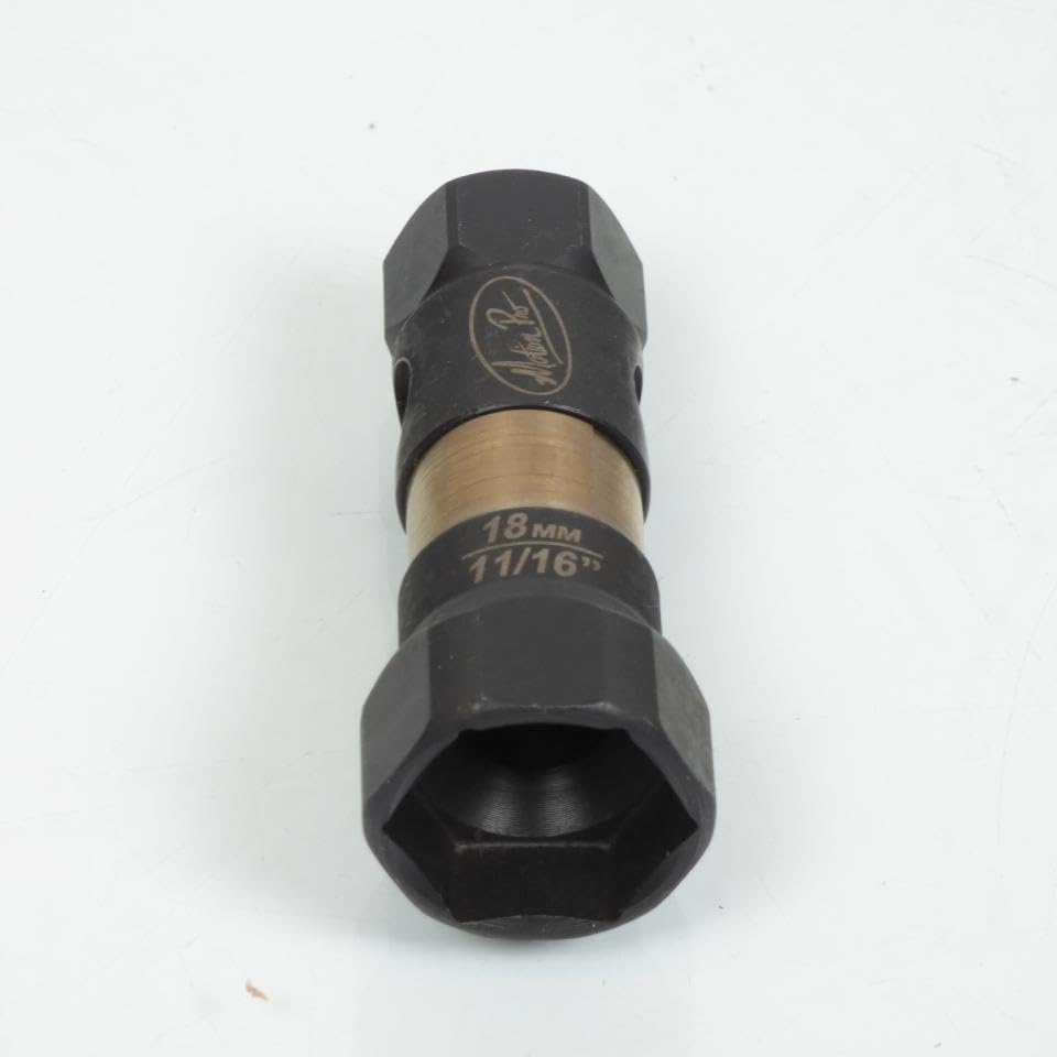 Motion Pro - Llave de bujía fina de 18 mm 11/16 para moto scooter de dos ruedas