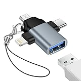 【Garantie de service】Nous offrons cet adaptateur 3 en 1 pour type C, Lightning, Micro USB 3.0, convertisseur OTG, vous pouvez acheter nos produits sans inquiétude, car nous offrons un service de garantie de qualité de 12 mois. Quelles que soient vos questions, n'hésitez pas à nous contacter.