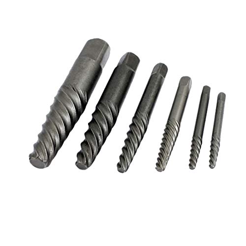 Set de 6 Extractores de Tornillos FIYA Gris