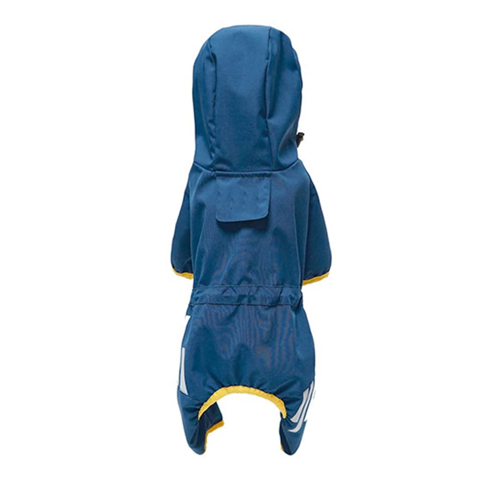 Chubasquero para Perros, Poncho Impermeable for Perros, Todo Incluido, for Cuatro Patas, Ropa for Mascotas de Lluvia, for pequeños y medianos(Blue,XXL)