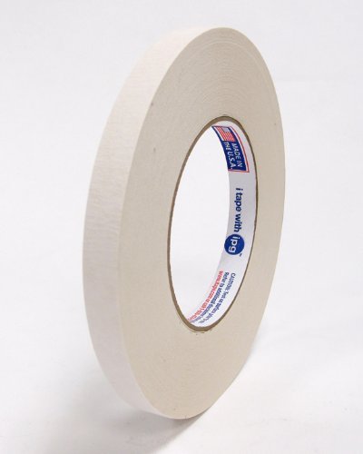 Intertape 591 1/2 X 36YD Premium Double-Coated Flatback Tape, Beige Color- 72 Rolls/case