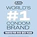 Durex Invisible Condoms, Ultra Thin, Ultra Sensitive Natural Rubber Latex Condoms for Men, FSA and HSA Eligible, 16 Count (Packaging May Vary)