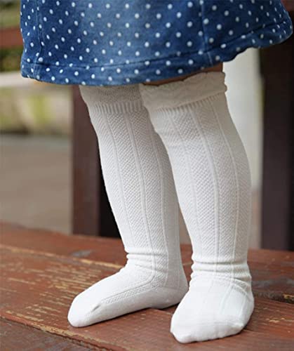 5 Pairs Ruffled Stockings Infants and Toddlers Baby Girls Boys Knee High Socks Tube Cotton Long Socks4