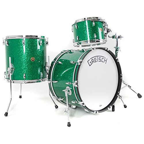 Drums Gretsch Broadkaster Shell Set Green Glass Nitron - Batteria set