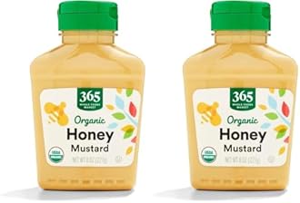365 by Whole Foods Market, Mustard Honey Organic, 8 Ounce (Pack of 2)
