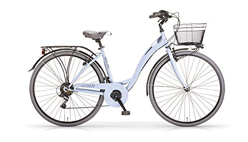 MBM Agora Mono 28' Acc 6V, Bicicleta Unisex Adulto, Azul A25, XX