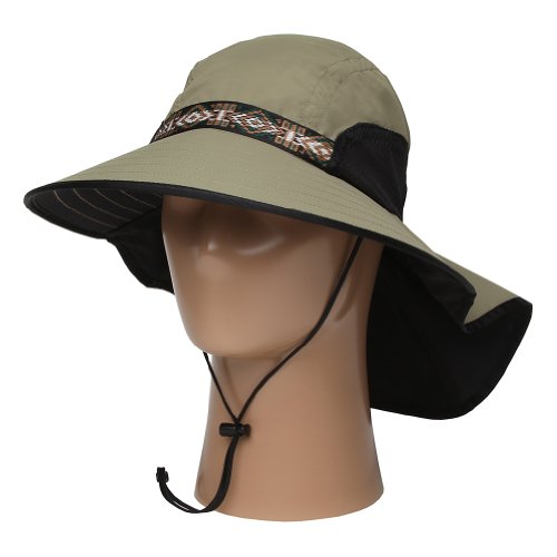Image of Sunday Afternoons Adventure Hat for Women and Men - 100% Nylon - Water and Stain Resistance - Neck Cape Cream /Sand LG /XL One Size
