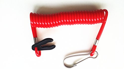 Boat Engine 682-82556-00 Safety Kill Stop Switch Lanyard for Yamaha for Tohatsu Outboard Motors, fits Sierra MP28860