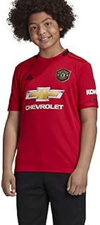 adidas Youth Soccer Manchester United Home Jersey (YS) Red