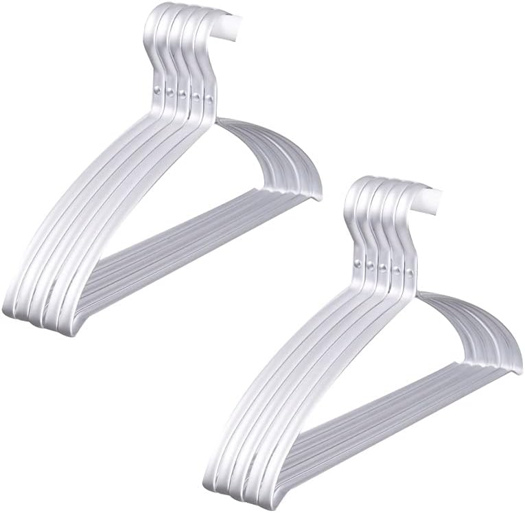 Coat Hangers,Wooden Hangers, Coat Hangers Aluminum Alloy Hanger Drying k Wide Shoulder Hanger Non Slip and Teless Clothes for Hanger Drying(Golden)(Pink Colour)