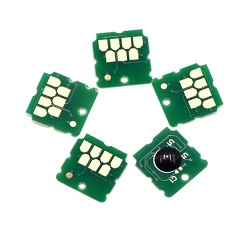 Image of CANOFF Count Chip Maintenance Box C9345 Compatible for Epson Pro Et-5800 Et-5880 Et-5850 Et-16600 Et-16650, Workforce St-c8000, L15150, L15160 L15158 Printer (C9345 Maintenance Box Chip, Pack of 4)