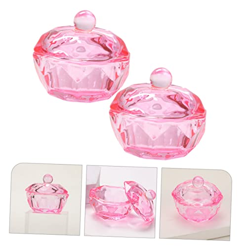 WOONEKY Dappen Dish juego 8 piezas para manicura miniatura 2
