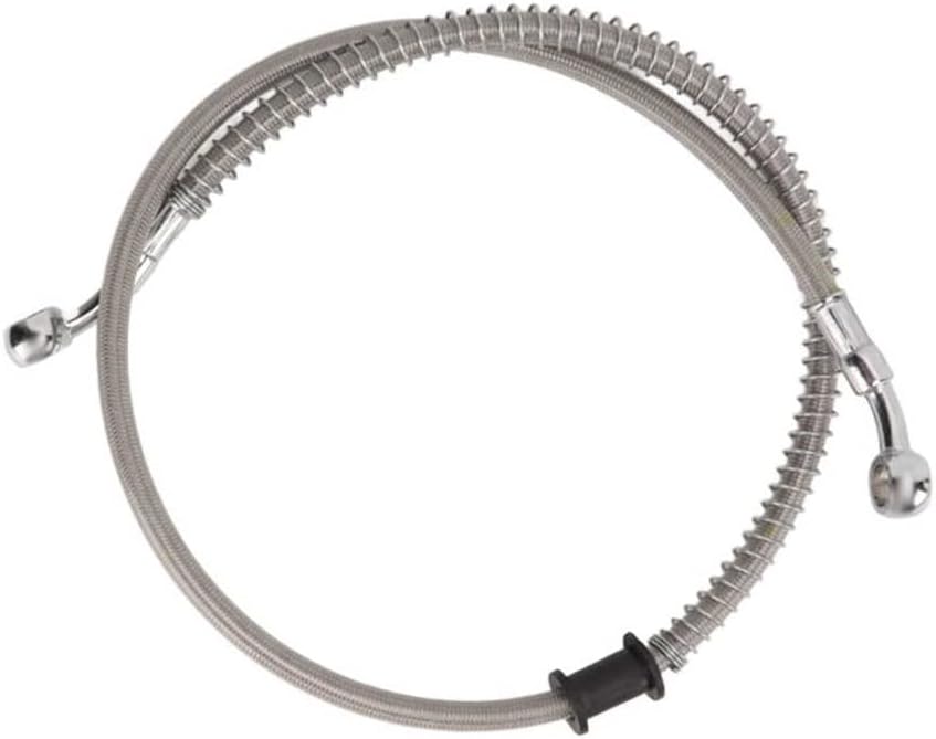 オートバイブレーキラインユニバーサルオートバイブレーキラインオートバイステンレススチールブレーキガスホースPVC防錆ブレーキオイルホ