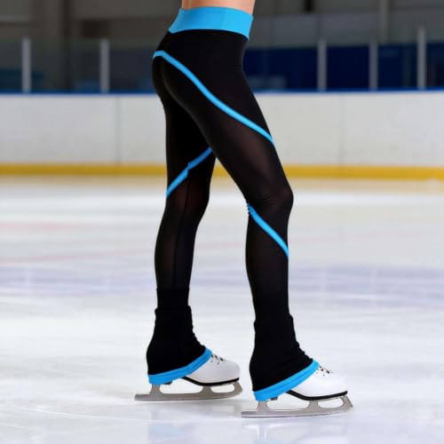 Pantalones de patinaje sobre hielo para mujer con ajuste de compresión activo 5