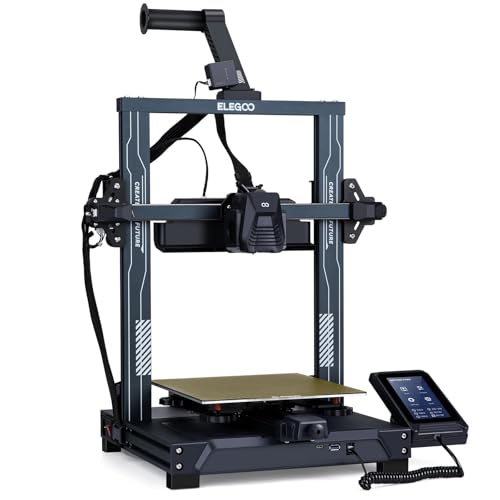 ELEGOO FDM 3D Printer Neptune 4 Pro with Up to 500mm/s Printing Speed, Auto Bed Leveling, Dual-Gear Direct Extruder, 300℃ High-Temp Nozzle, Intelligent Segmented Heatbed, 225x225x265mm³ Printing Size