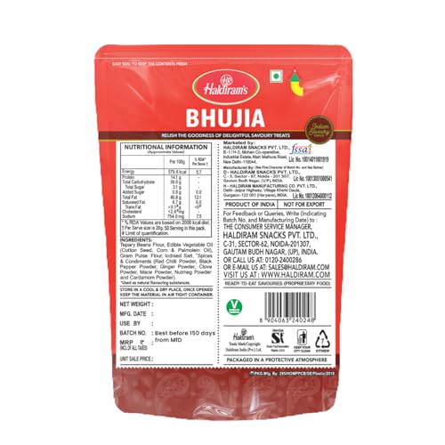 Image of Haldiram's Bhujia 1kg | All Time Favourite | Perfect Tea-Time | Ready to Eat | Crispy & Light Snacks | Spicy Tadka | Indian Namkeen | Snacks & Savouries
