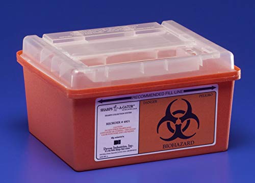 Pt# -31143699 Pt# # 31143699- Container Sharps-A-Gator Red 1gal Ea by, Kendall Company