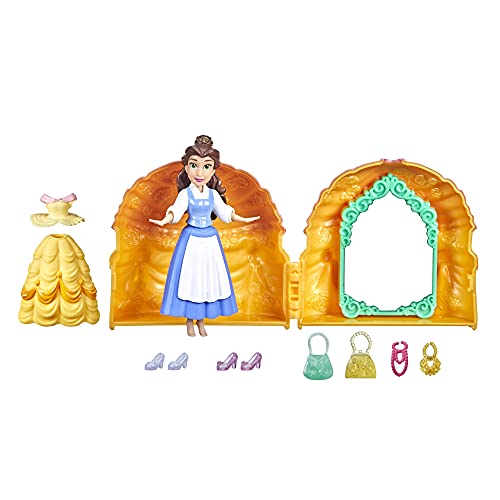 Disney Princess F1519 Secret Styles Fashion Surprise Belle, Mini Doll Playset thumb #1