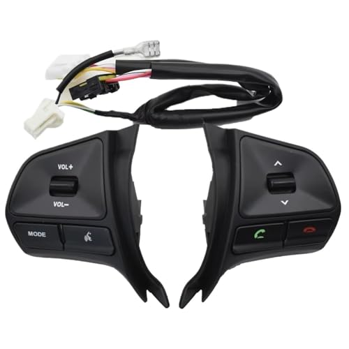 Commande de volume pour volant KIA Rio K2 bouton de musique et téléphone piano black