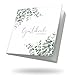 MAVANTO Gästebuch Hochzeit mit Blanko Seiten - Hochwertiges Hochzeitsgästebuch für unvergessliche Erinnerungen (44 Doppelseiten, Eukalyptus)