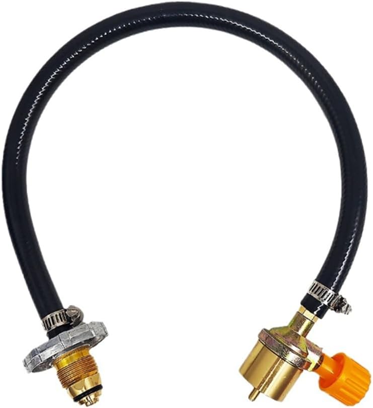 High Performance Gas Stove Propane Refill Adapter with Control Valve for Camping and Outdoor Cooking Use