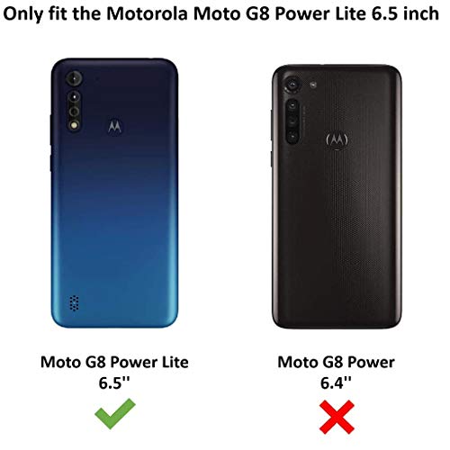 Kit Capa Antishock Moto G8 Power Lite + Película 3D Vidro + Película Nano Flexível Câmera