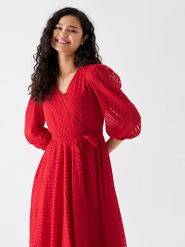 Image of AASK Women Fancy Plain & Solid Designer Dress for Women