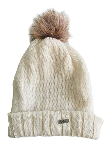 Pepe Jeans Bonnet en fourrure pour fille, naturel, PG040138, taille M, Natural