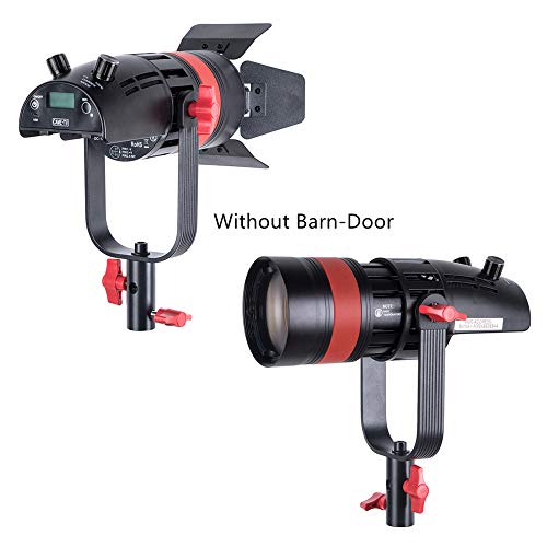 Came-Tv Boltzen Q-55Wmkii Cob 55W Fresnel Focusable Led Video Light, Daylight 5600K Cri96 Tlci97 App Control Lighting Effects Barn-Door Carry Bag #TOP3