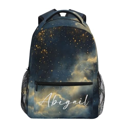 Personalized Name Backpack Customized Bookbag Funny Large Capacity School Bags Back To School Gifts for Students(Name-2 16.9 * 12 * 5.9 inches)