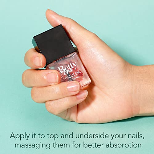Bettycora Nail Cuticle Oil, Jojoba Essence Oils For Soothing And Strengthens Nails Moisturizing Vitamins B Vitamin E Nourishing #TOP6