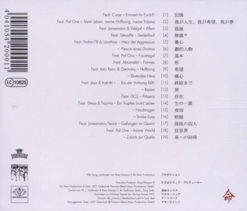 Samsara Audio CD Back Cover with Tracklist