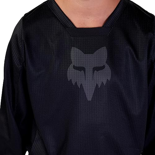 Fox Racing Camiseta YOUTH BLACKOUT MOTOCROSS, PRETA/PRETO, GG