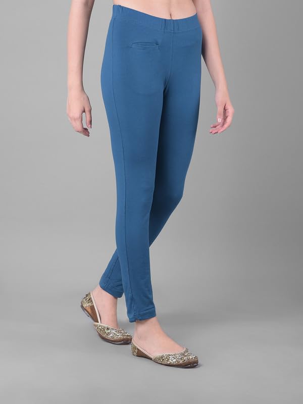 Image of Comfort Lady Women Cotton Blend Regular for Casual,Formal and Daily Use Kurti Pants /Trouser with Front Pocket
