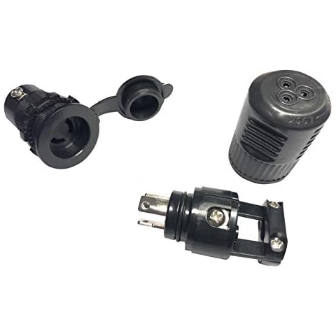 LucaSng Marine Waterproof Plug & Receptacle Set 12/24/36V Replacement Cover