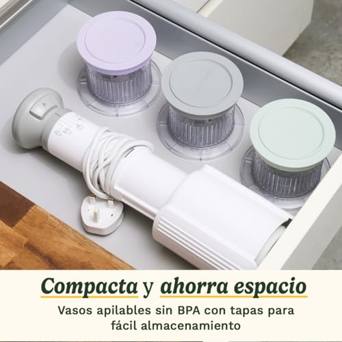 Miniatura 8 de Cuisinart Freezewand Máquina De Helados 5 En 1: Helado, Sorbete, Batido, Granizado, Mezclas, Vegana, Sin Lácteos, Lista En 5 Min, Compacta Y Portátil, Bol De Congelación Instantánea 3x240ml