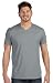 Hanes Men's Cotton Nano V-Neck T-Shirt,Vintage Gray,XL