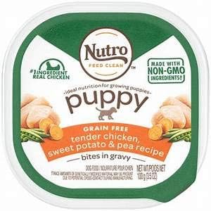 Nutro Ideal Nutrient for Growing Puppy Tender Chicken & Rice Recipe (8-Individual Trays) (NET WT 3.5 OZ Each Tray)