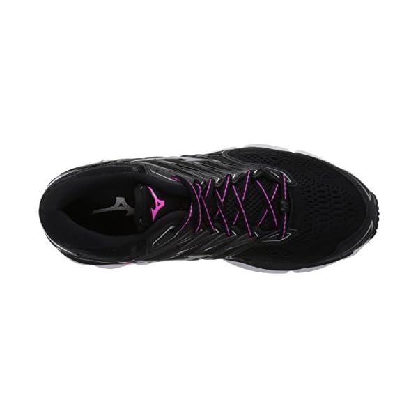 Mizuno-Womens-Wave-Horizon-2-Running-Shoe Mizuno Women's Wave Horizon 2 Running Shoe, Black/Athena, 6 B US