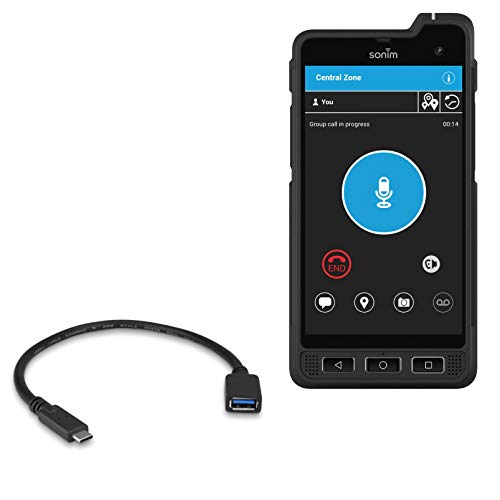 BoxWave Cable Compatible with Sonim XP8 - USB Expansion Adapter, Add USB Connected Hardware to Your Phone