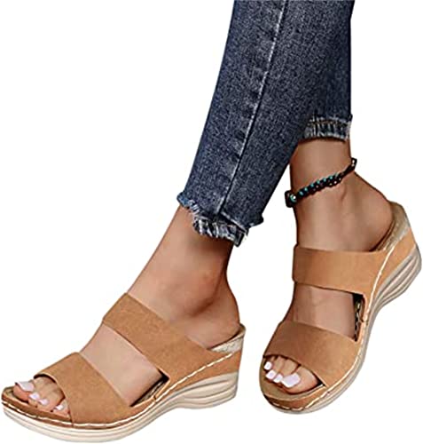 Sandales compensées pour marcher sans douleur tout l'été