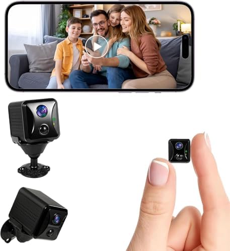 2025 Upgraded Hidden Camera Spy Camera,4K HD Mini Nanny Cam for H...