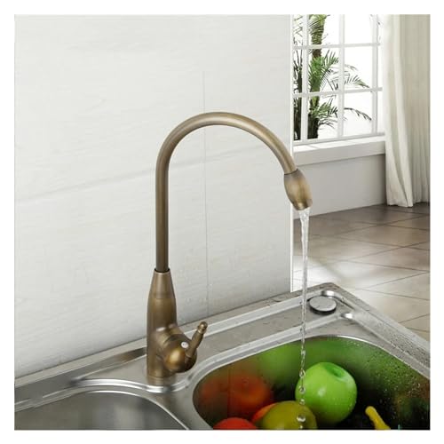 Robinet pivotant à 360 degrés en laiton eau chaude et froide pour lavabo