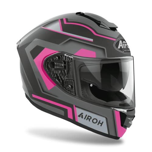 AIROH CASCO ST.501 SQUARE PINK MATT M